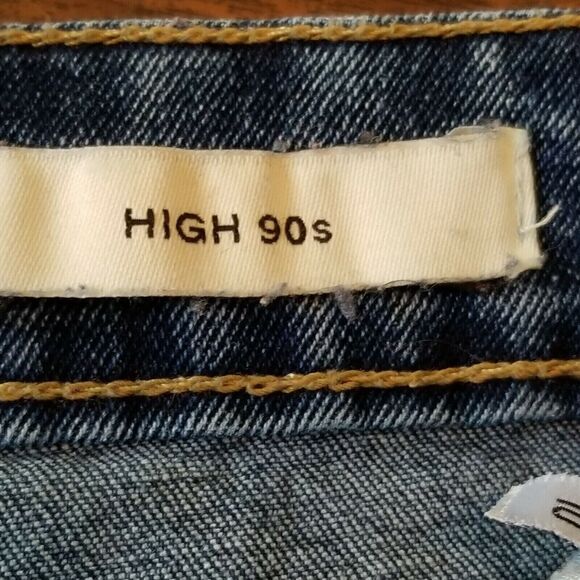 Cotton On Womens Mom Jeans Size 6 High Rise 90s Dark Wash Stretch Tapered Leg - Picture 9 of 9